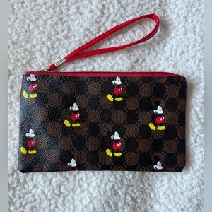 Brand new Mickey Mouse zip up wristlet wallet